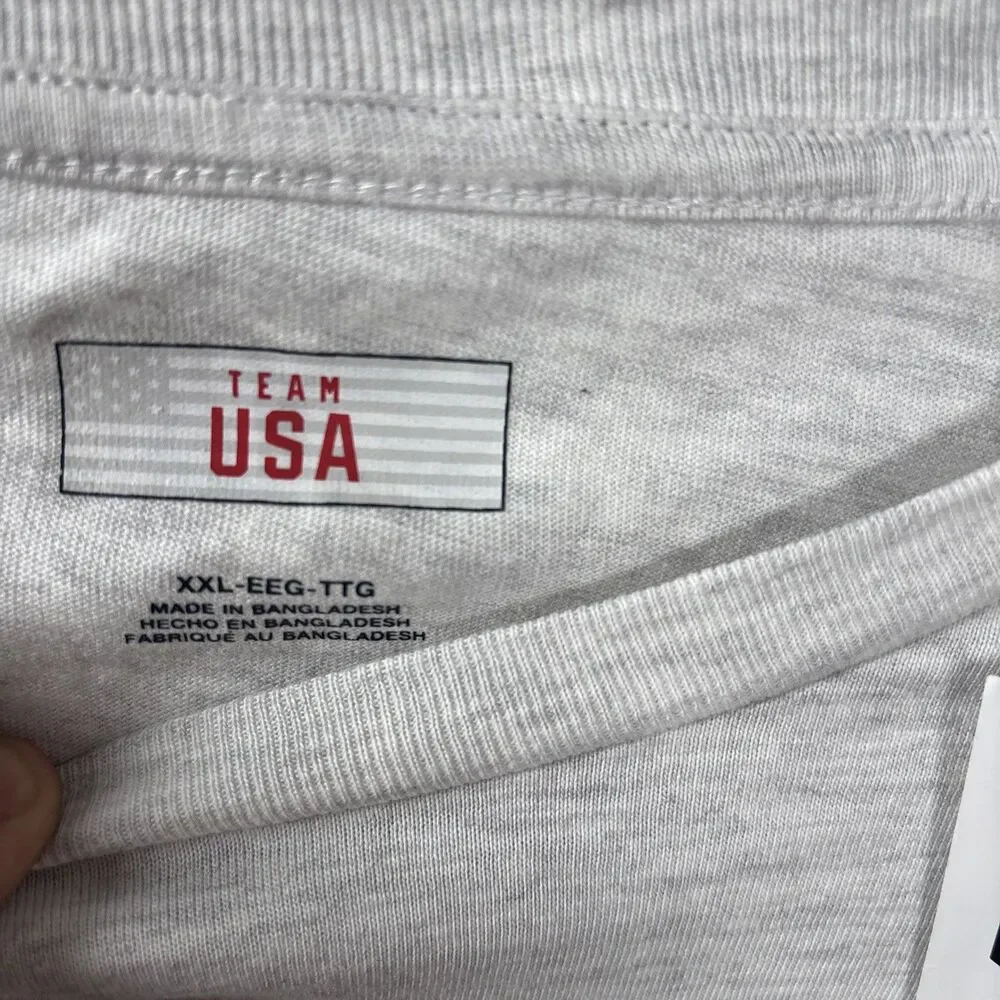 Baby Gap Team USA Olympic T Shirt Youth XXL 14-16 USA Flag Rings NWT